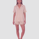 Lace Short Sleeve & Shorts Pajama Set