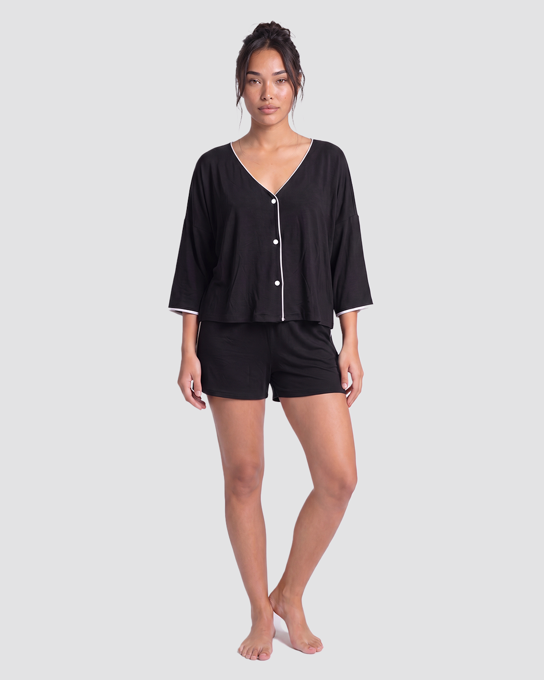 V Neck Oversized Pajama Set