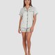 Leaf Printed Pajama Set