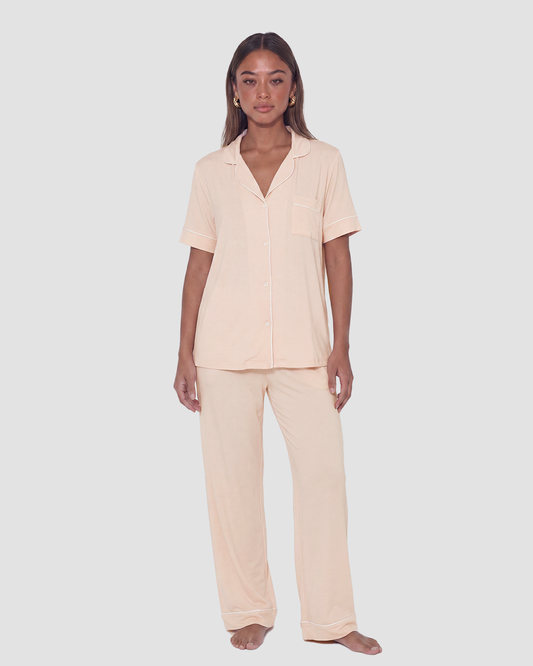 Short Sleeve & Pants Pajama Set