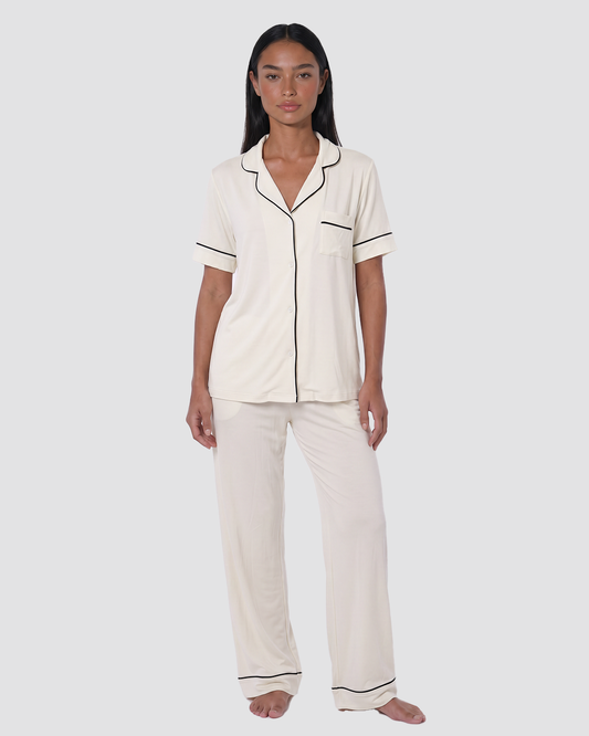 Short Sleeve & Pants Pajama Set